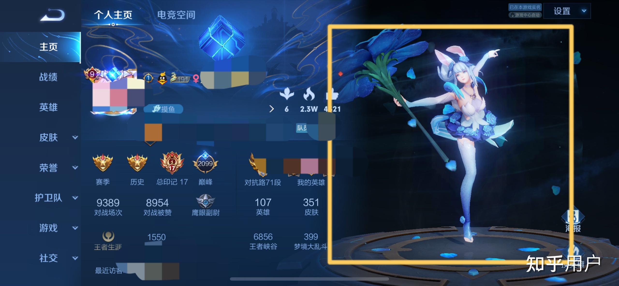 你觉得王者荣耀的个人主页展示用哪个皮肤最好看