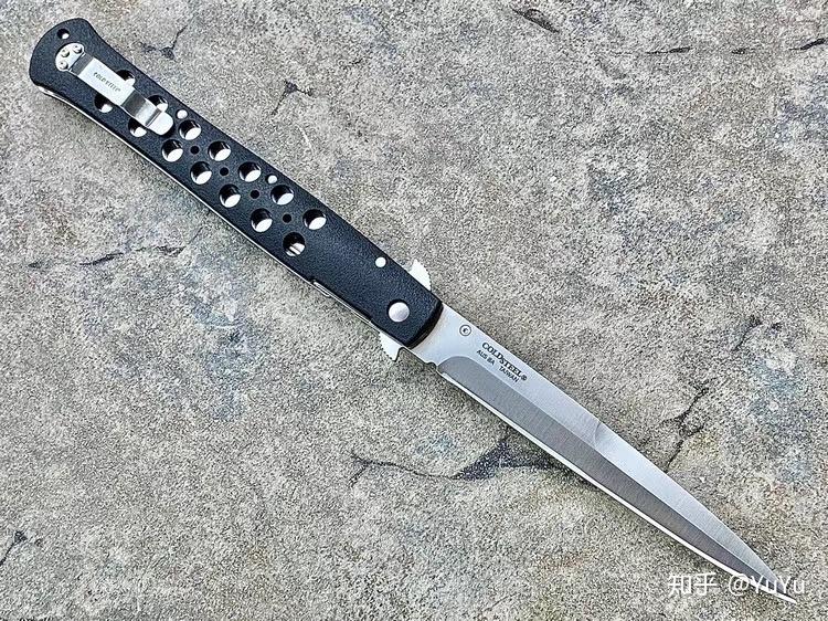 冷钢26sxp6zyextilite剑鱼zytel柄快速单手折刀