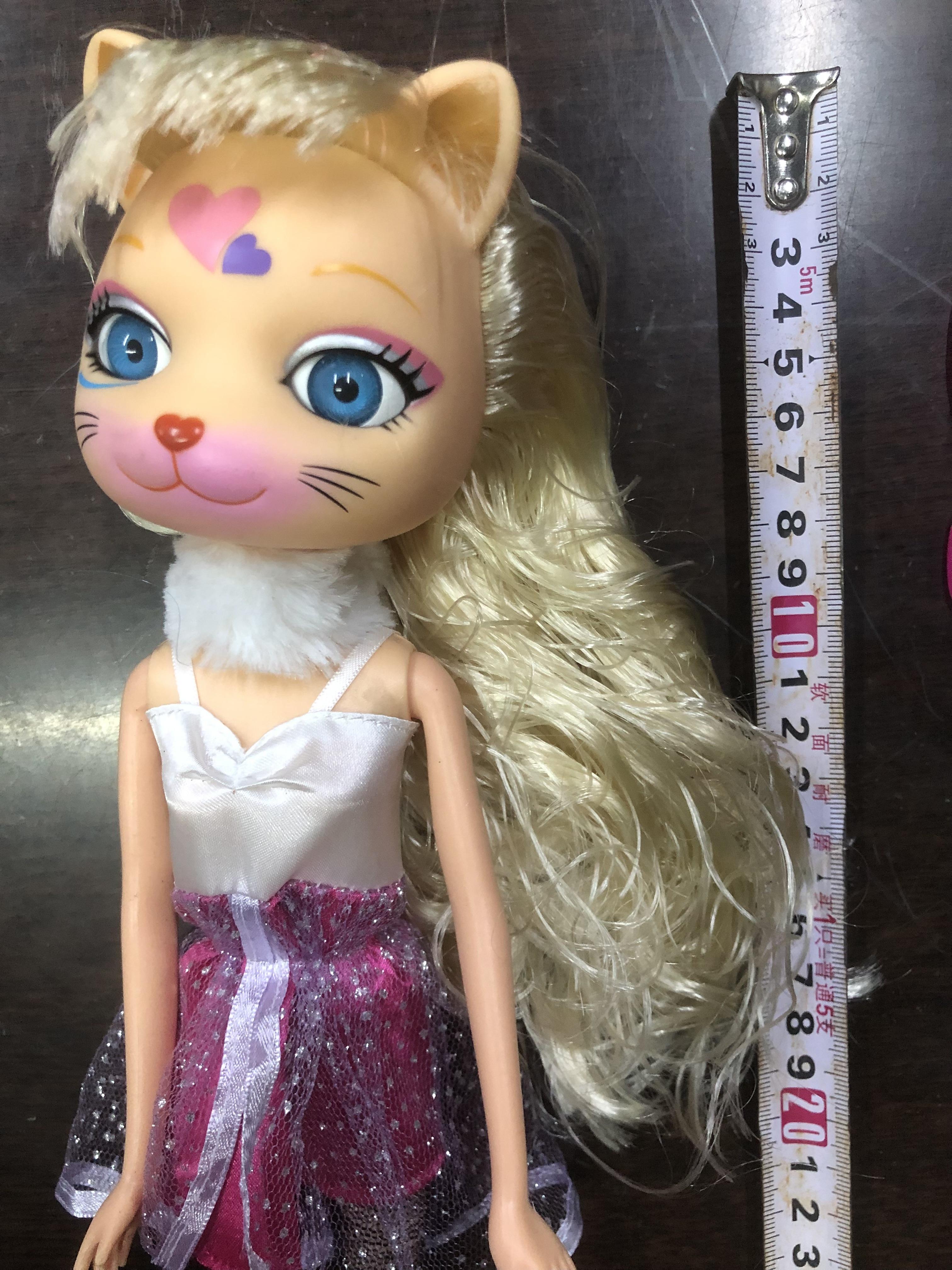 全新正版美泰 groovy catz卡茨 芭比 猫脸 装扮 娃娃 换装 - 知乎