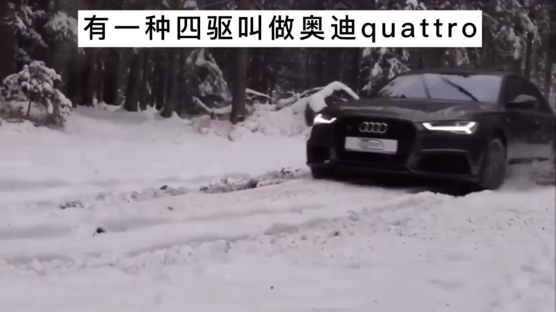 奥迪quattro到底有多厉害,看看这广告绝了