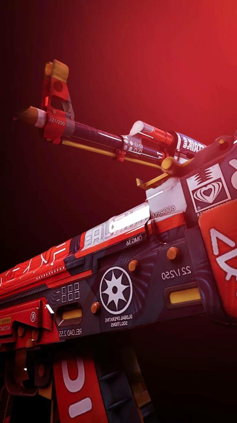 有没有什么csgo皮肤主题的手机壁纸