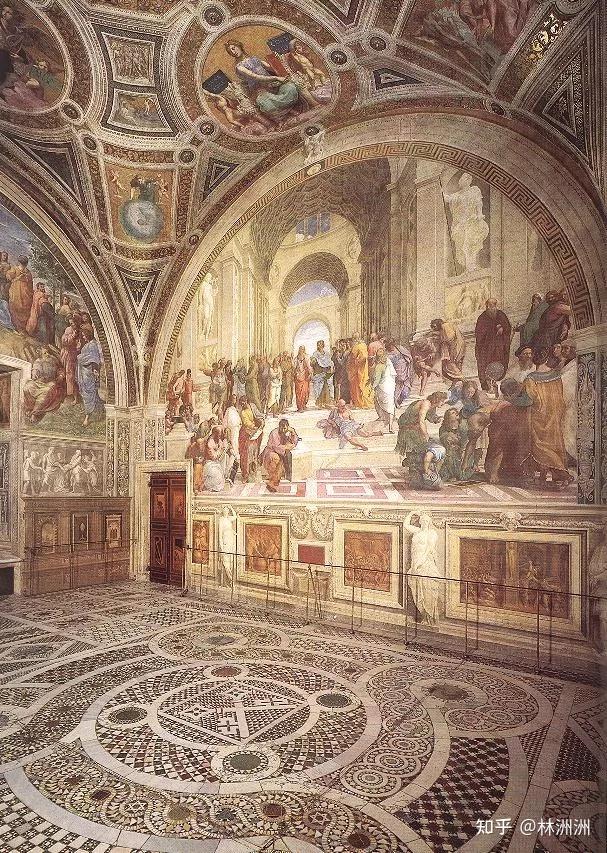 浪漫主义情怀画家,拉斐尔《雅典学院》希腊文化的完美展示