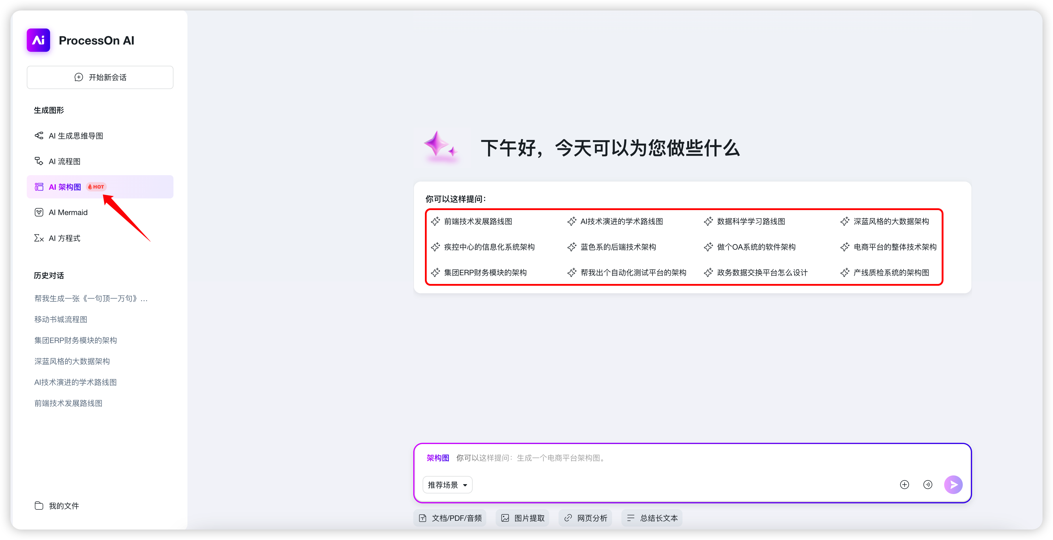 ProcessOn AI 「架构图」重磅上线！高效生成、专业、好看 - 知乎