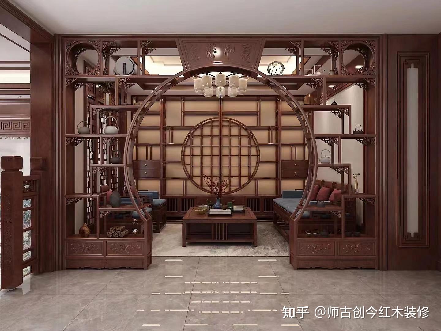 中式红木装修，真正的把中式的做出韵味 - 知乎