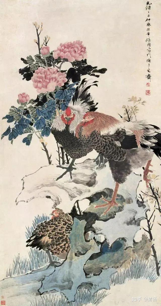 任伯年的花鸟画，极富韵味！ - 知乎