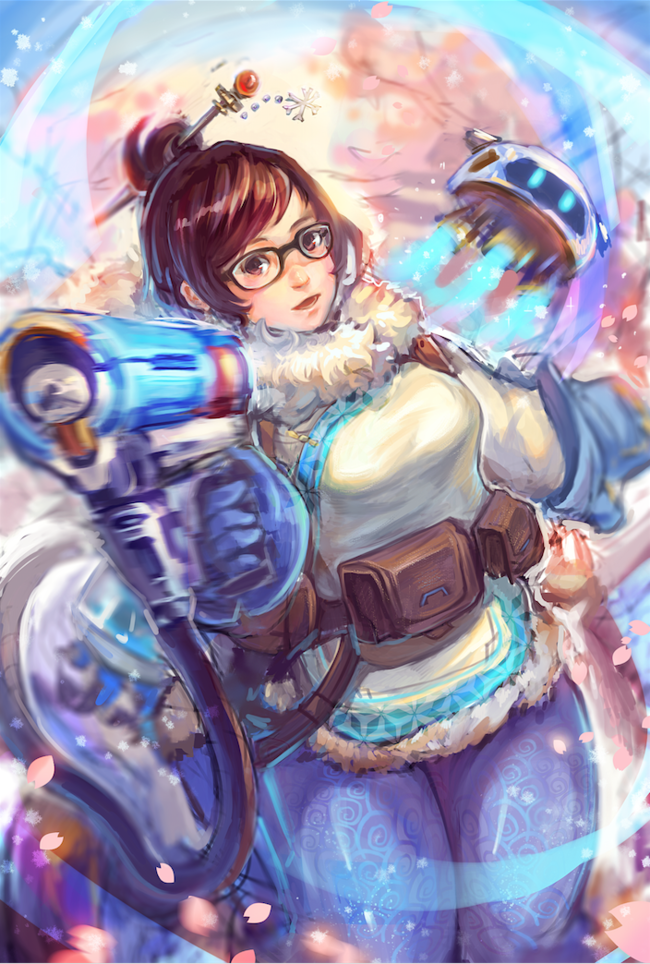 有哪些值得推荐的守望先锋小美的壁纸