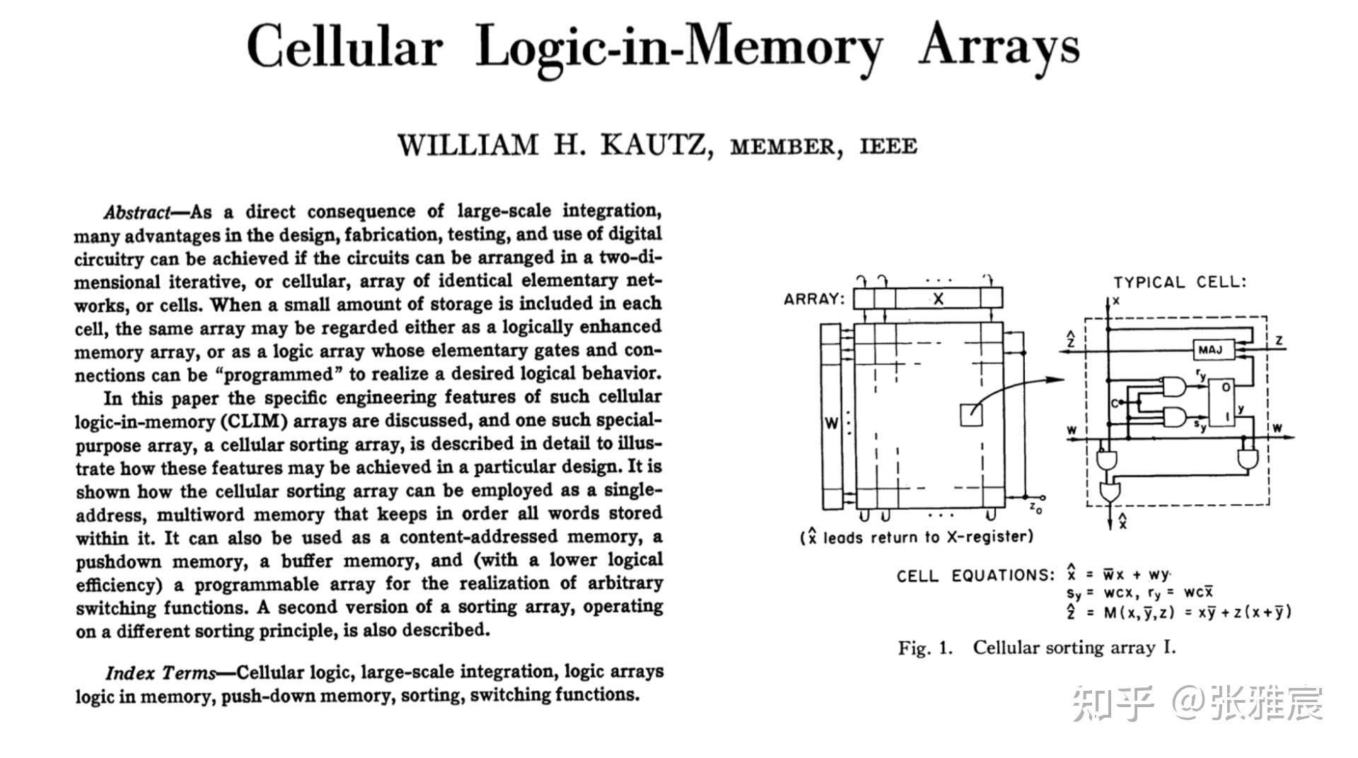 in memory computing 存內計算是學術圈自娛自樂還是真有價值？