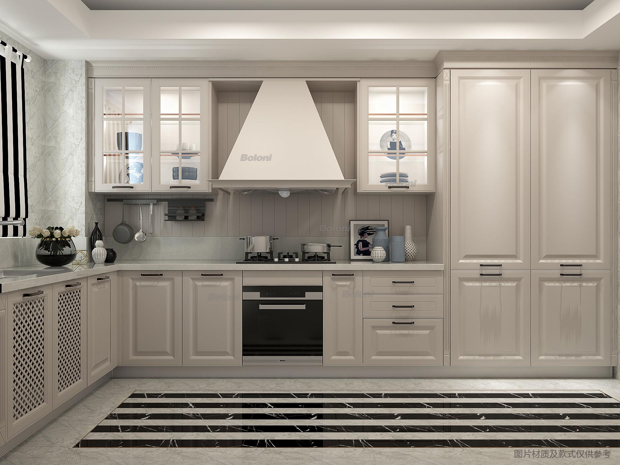 温柔米色调中加一抹亮眼孔雀绿,让居室既惊艳又耐看!