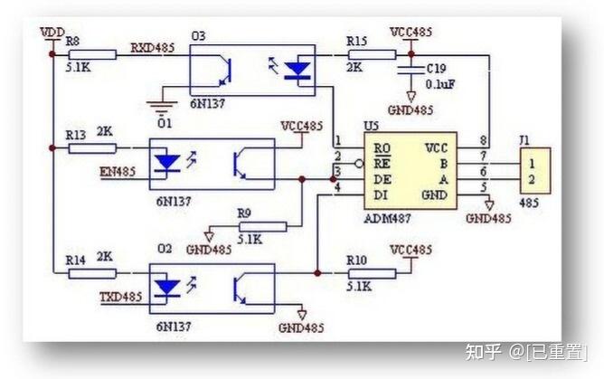 什么是rs485总线,rs485总线典型电路介绍 