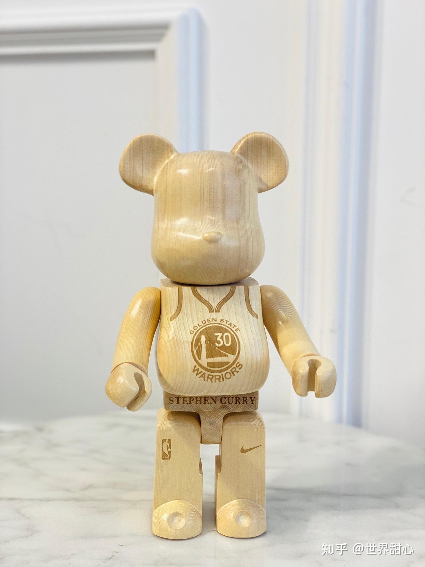 bearbrick&篮球库里02限定积木熊摆件公仔