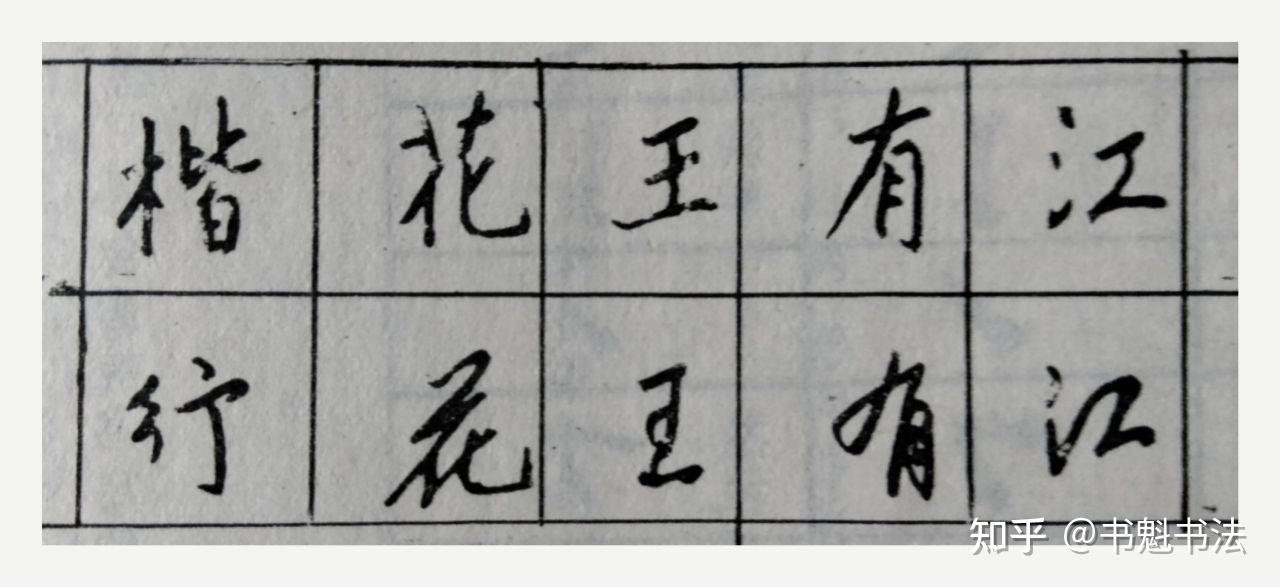 如何学习硬笔行书? - 知乎