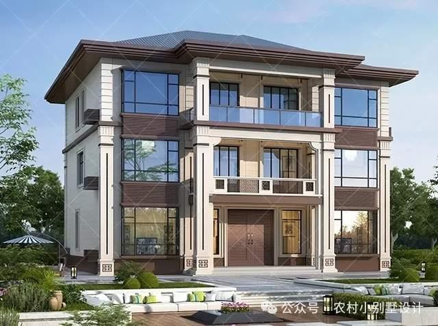 带电梯+复试客厅+三层新中式别墅，18套三层新中式带电梯自建房 - 知乎