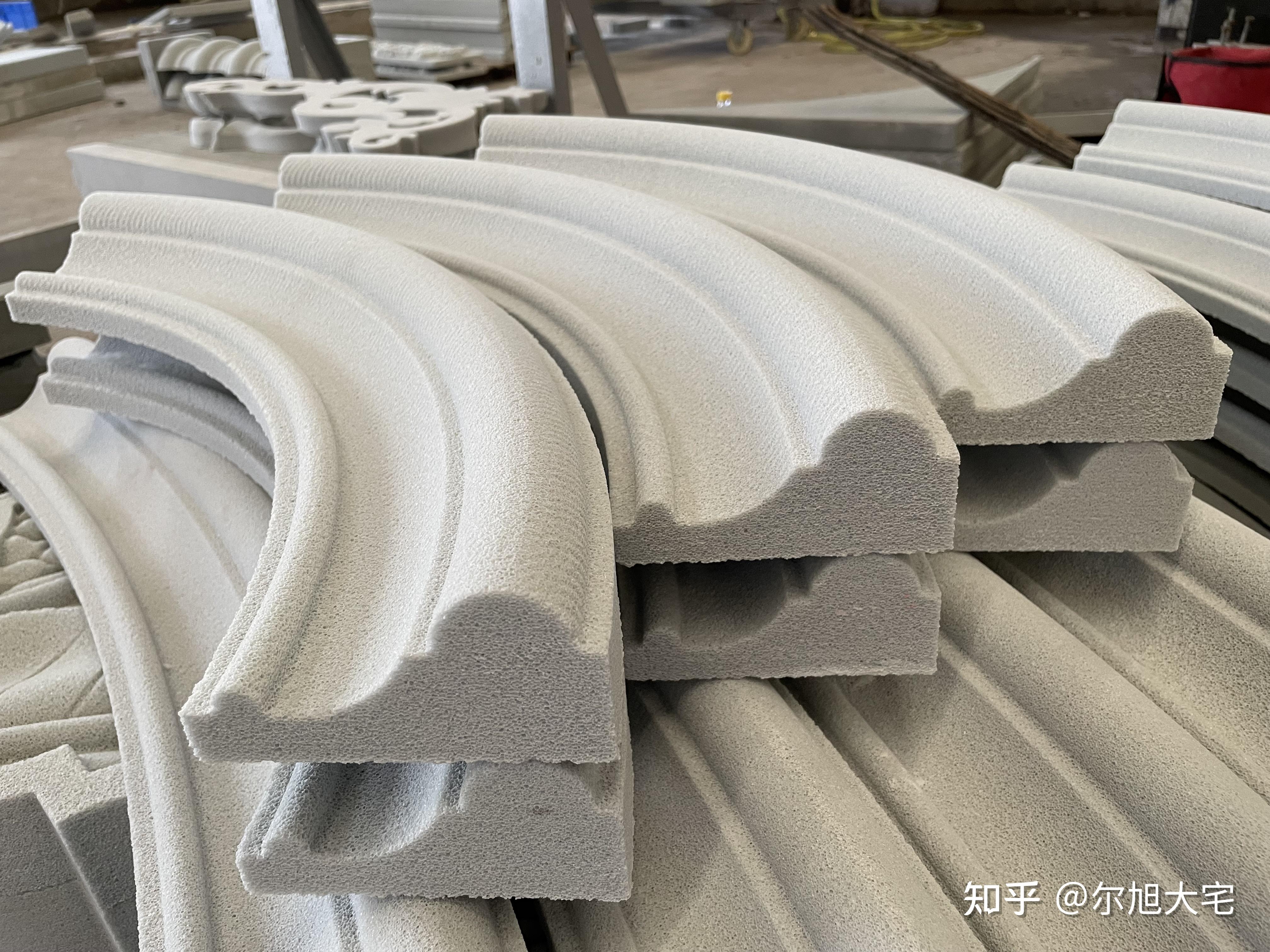 尔旭大宅发泡陶瓷装饰线条的安装步骤