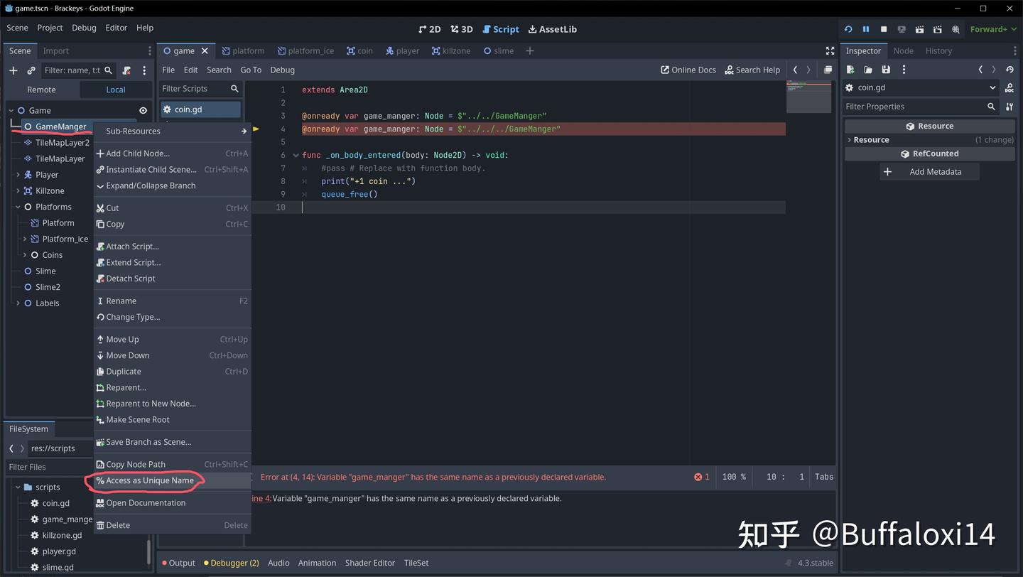 Godot 教程图文【6】文本、音效和导出(完) - 知乎