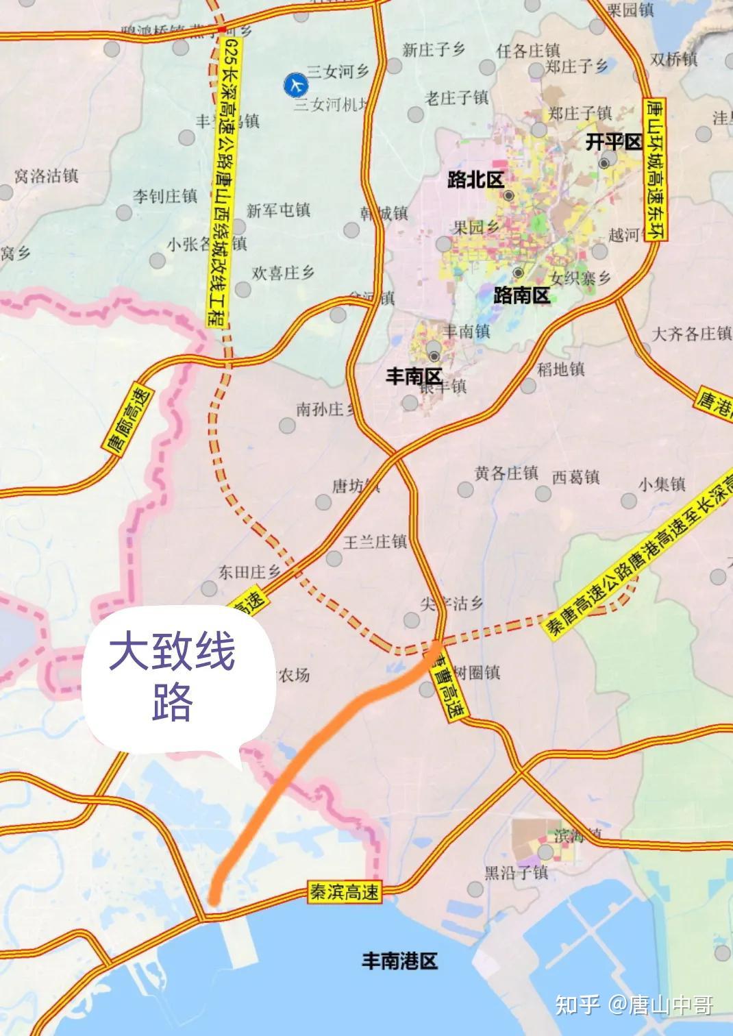 唐山和天津之间又准备规划一条高速公路吗来看看大致线路