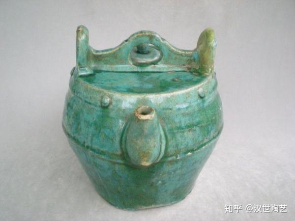 驚きの値段 白磁緑釉 中国 宋代 白磁緑釉 水差 壷 時代箱 C R4096C