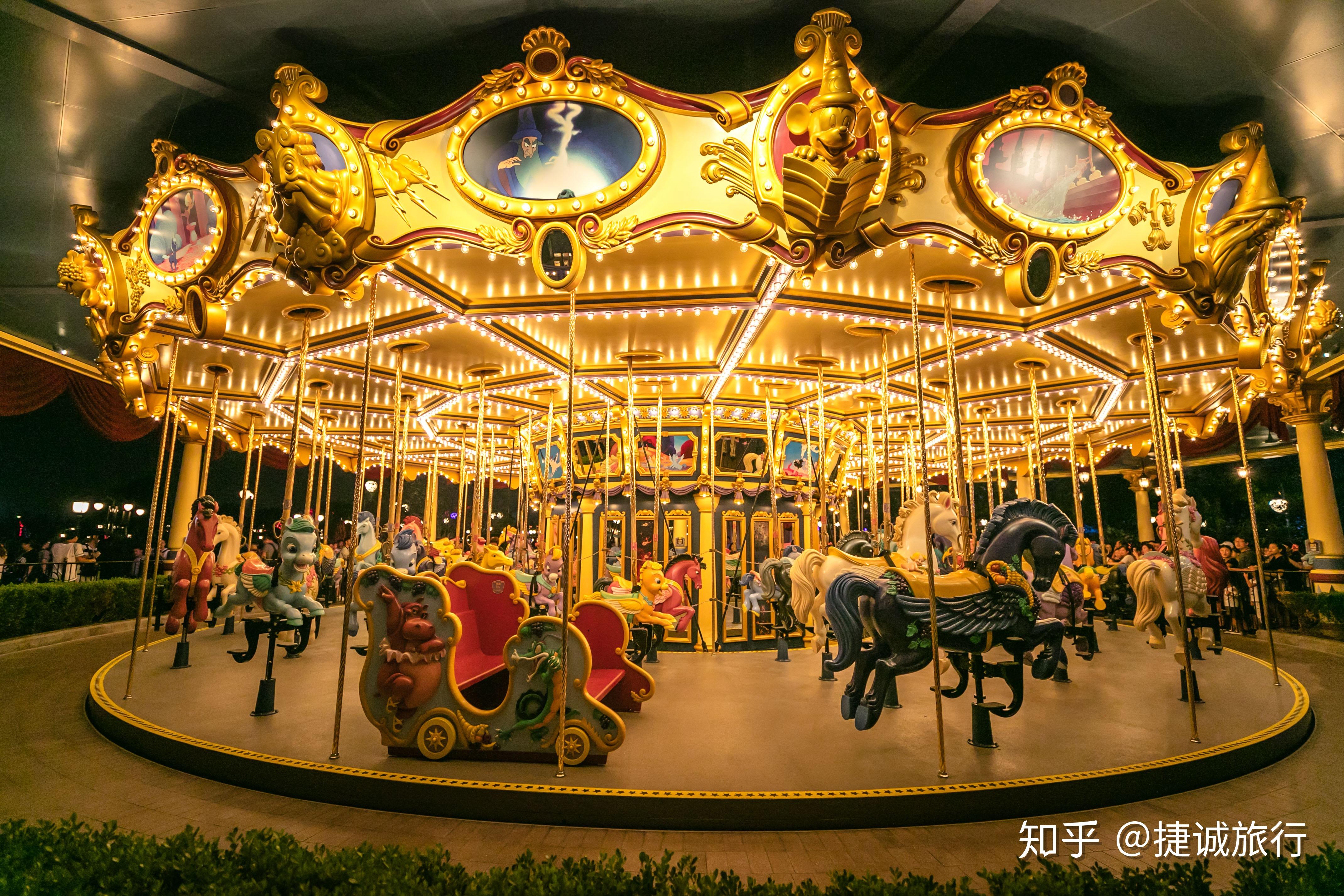 上海欢乐谷旋转木马图片