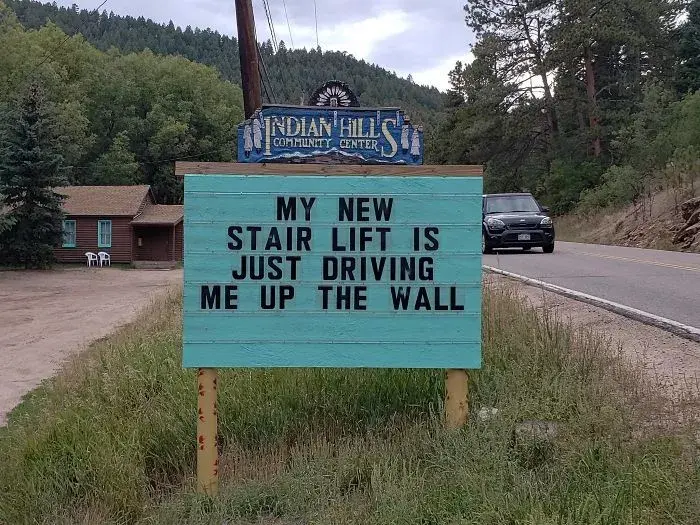 双关美国趣味双关语招牌