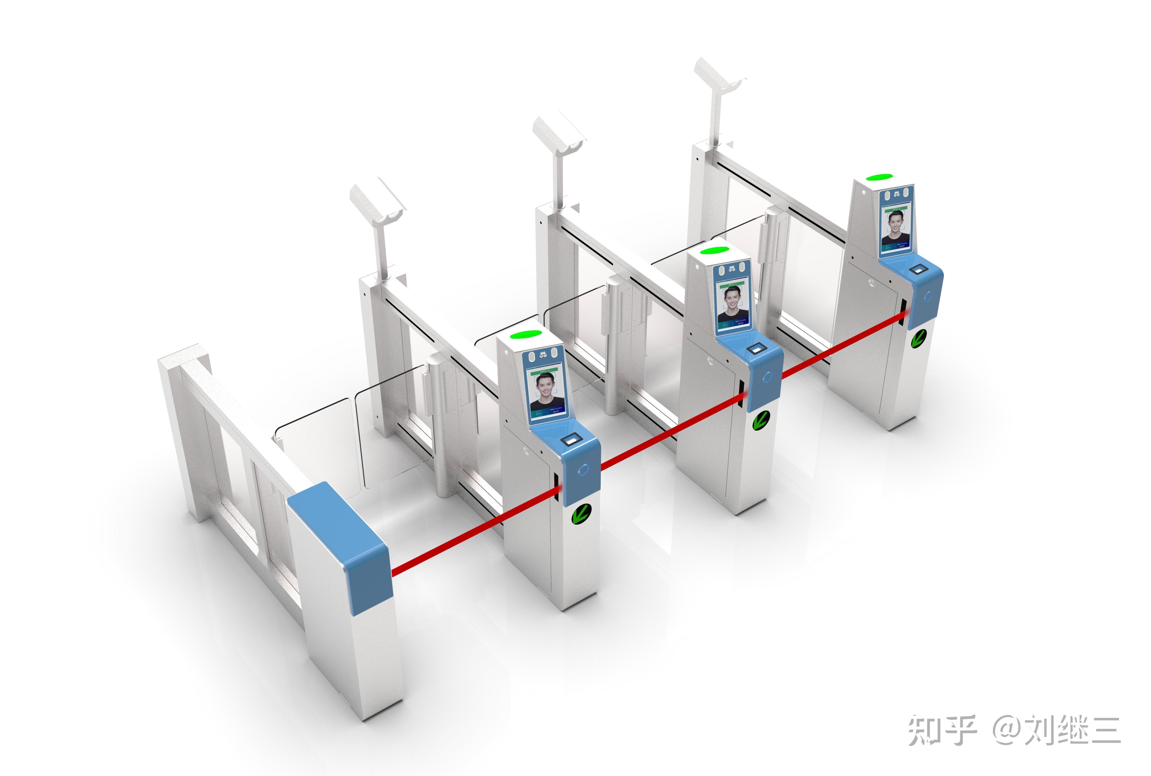 人脸识别智能闸机在出入境边防智能验证通道闸机和智能检疫卡口查验