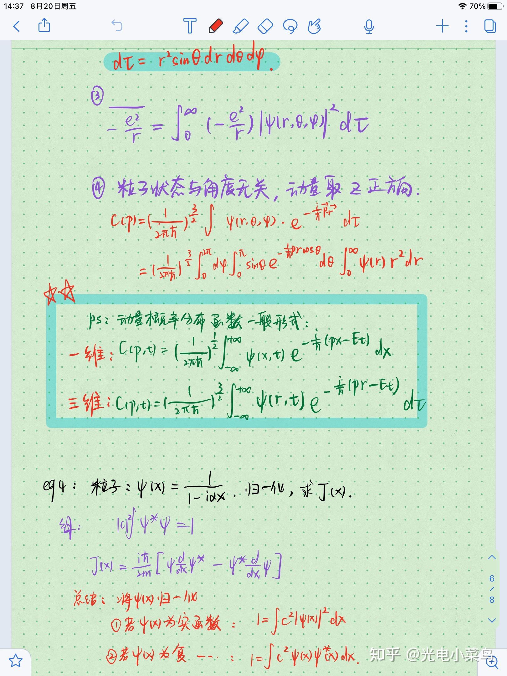 量子力学笔记1（波函数与薛定谔方程 - 知乎