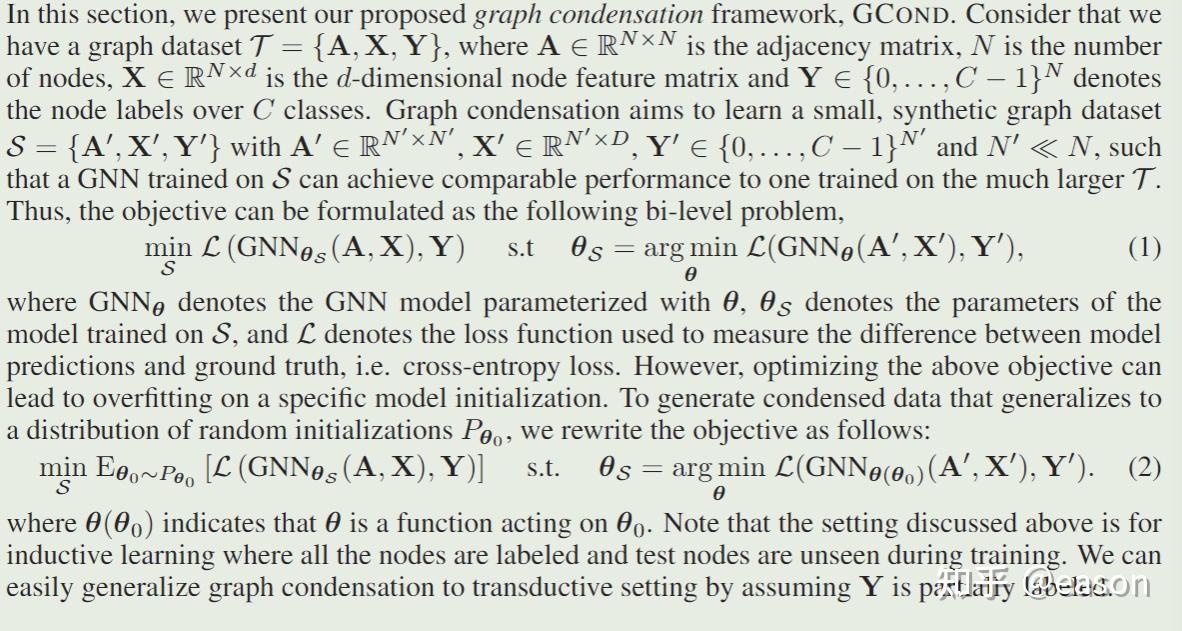 Condension Graph GRAPH CONDENSATION FOR GRAPH NEURAL NET-WORKS 图压缩 - 知乎
