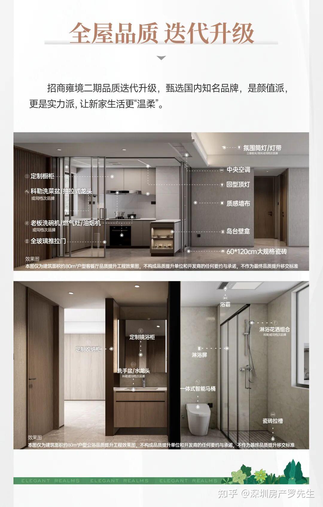 334万起【招商会展湾雍境名邸】80-117㎡三-四房,地铁口精装交付新规产品,得房率最高105% - 知乎