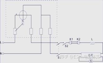 K2-4 单相电能表带照明灯原理图