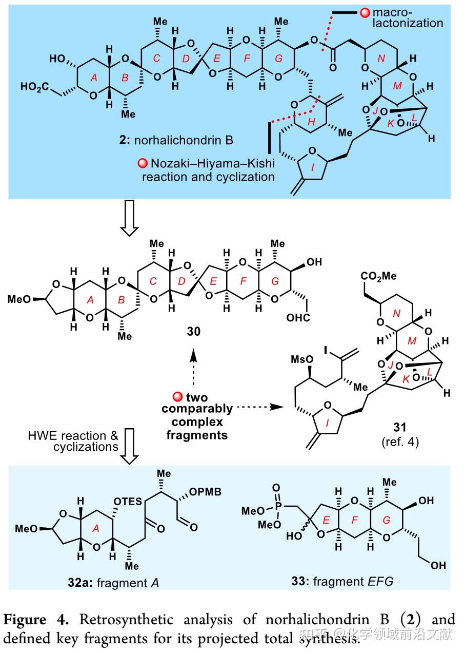 nicolaou组jacs:抗癌药艾日布林类似物norhalichondrin b的23步全合成