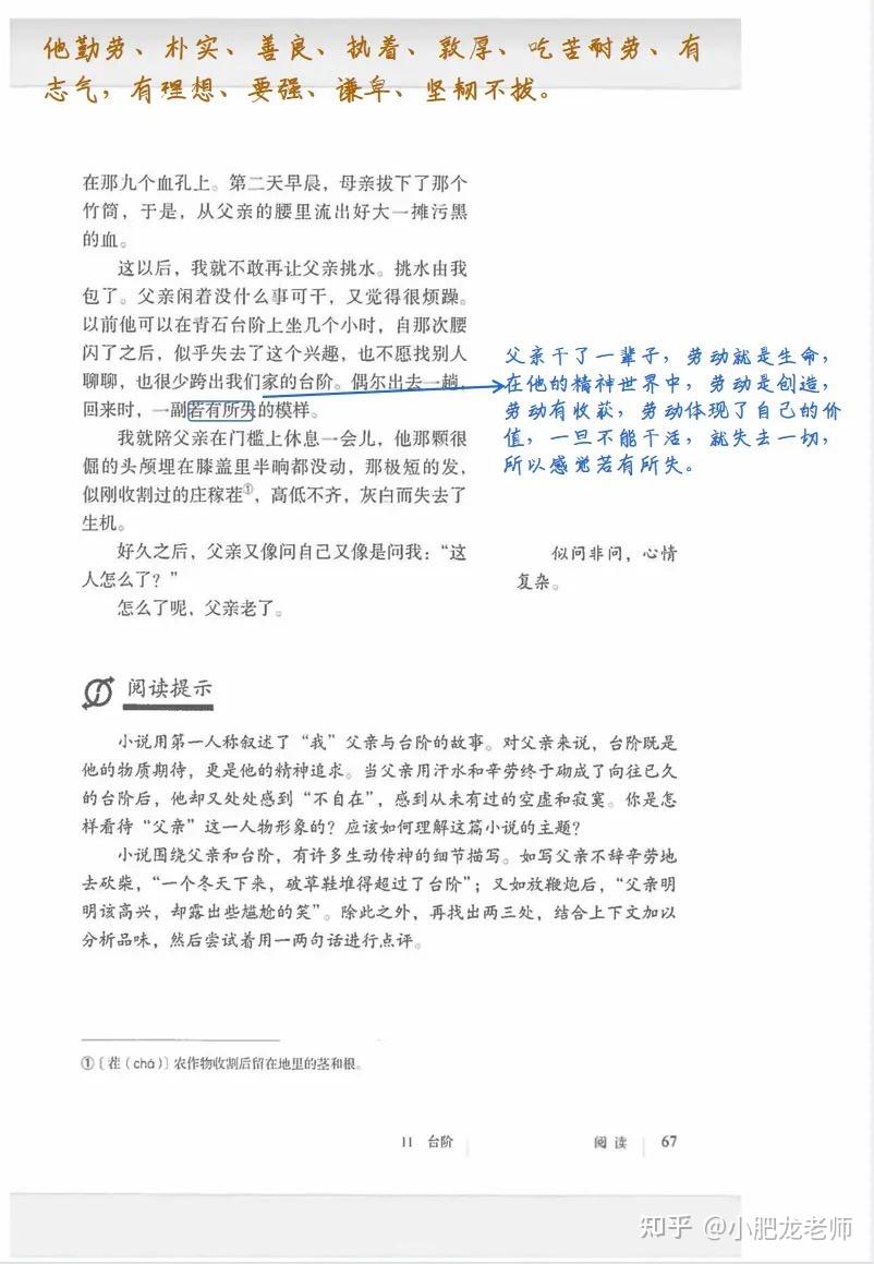 七下第12课台阶笔记