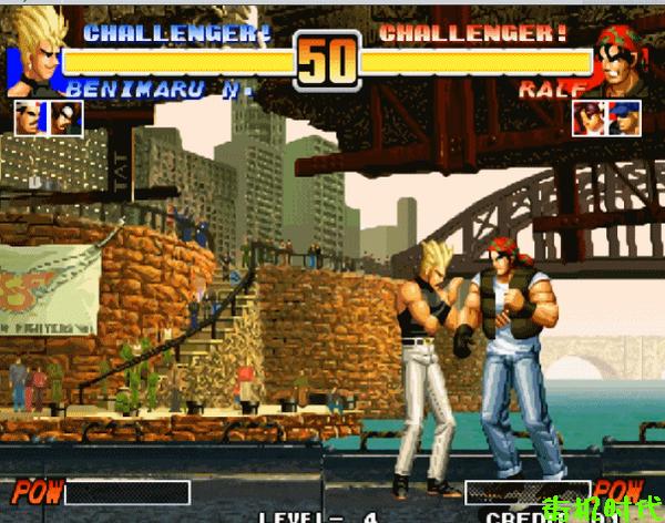 到了《拳皇99》时期怒队成员莉安娜的超必杀技重力风暴可以完全