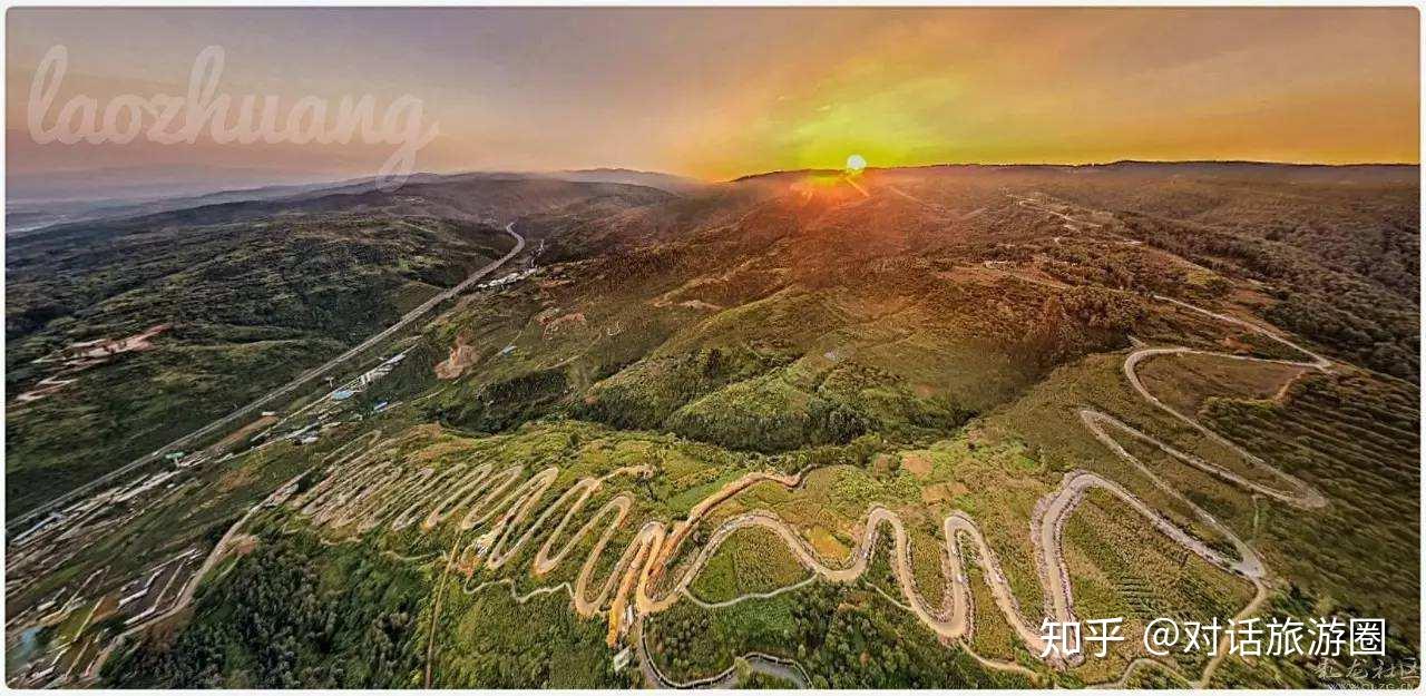 链上旅游山路18弯也太少了吧108弯的盘山公路你见过吗