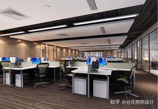 办公室照明设计的三个标准 知乎 