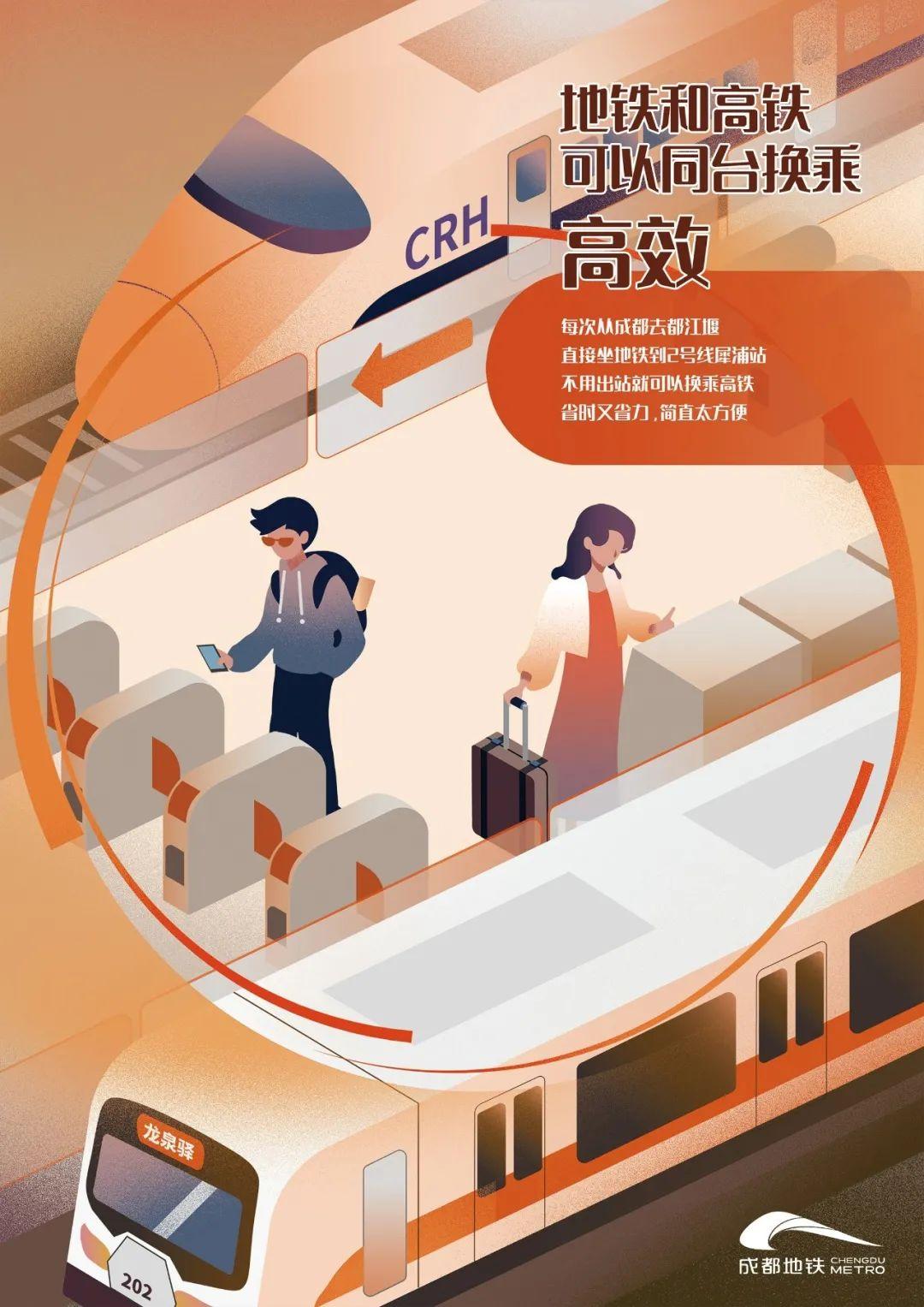 美翻!成都地铁开通运营十周年主题海报正式亮相