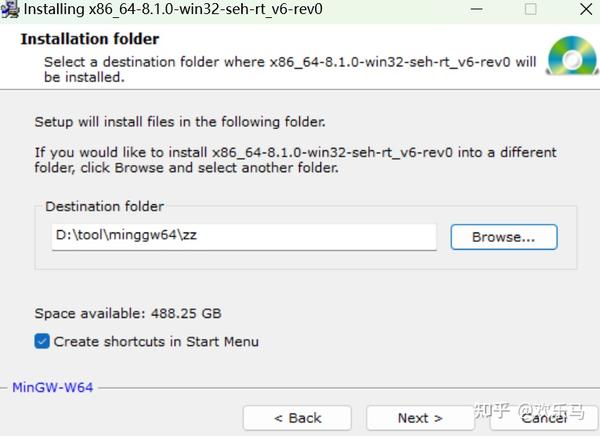 Windows10 mingw w64 