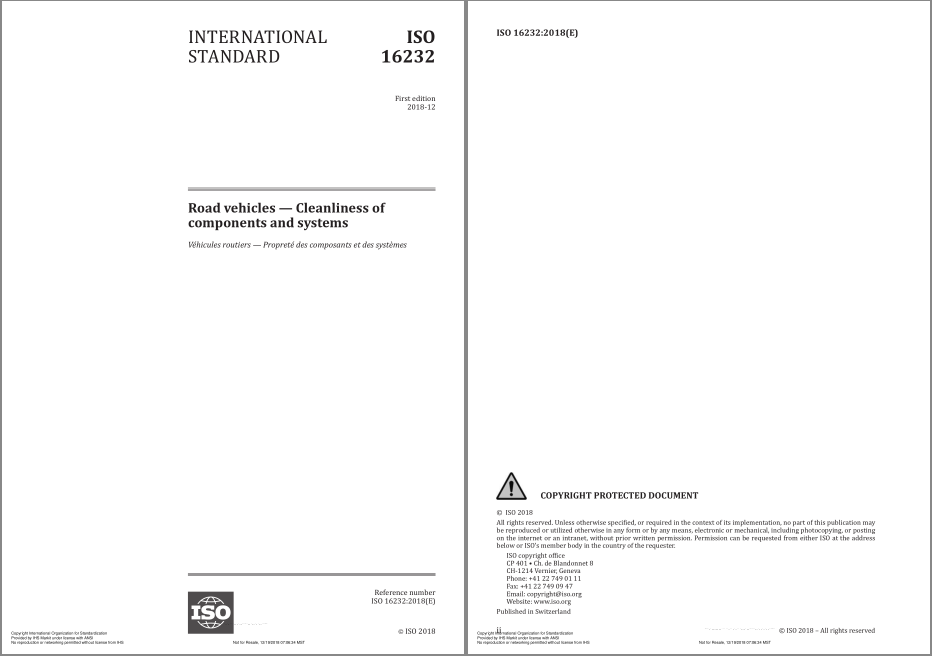 ISO 16232 2018 PDF Chinese ISO Iso 16232 2018 Pdf Chinese Iso