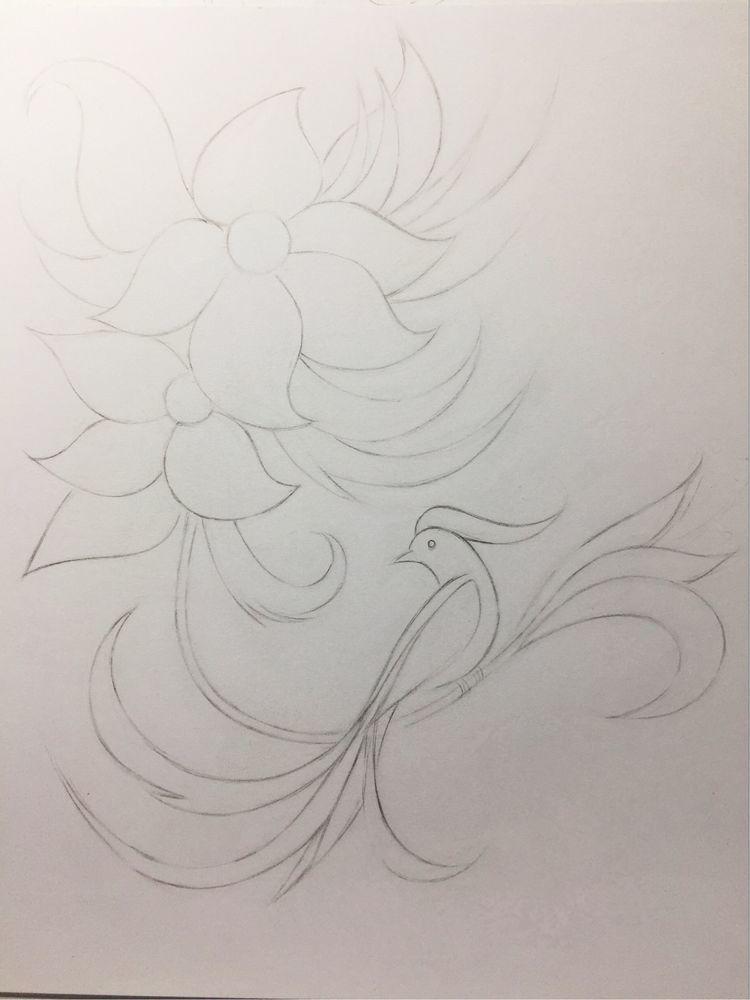 想要提高画画线条能力可以练习凤尾花彩铅手绘教程