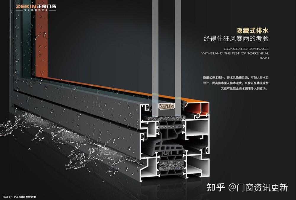 系统门窗隐藏式排水有哪些优点之处