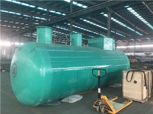 玻璃钢一体化生活污水净化槽工艺流程