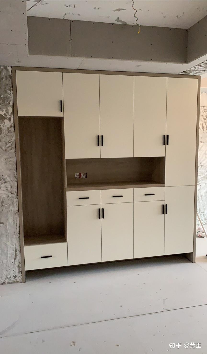 这个柜体配色有点雅致银川装修