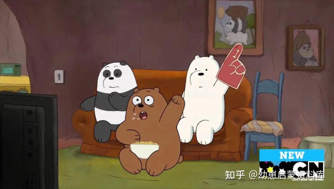 咱们裸熊豆瓣评分95超级幽默搞笑的喜剧动画片webarebears14季中英文
