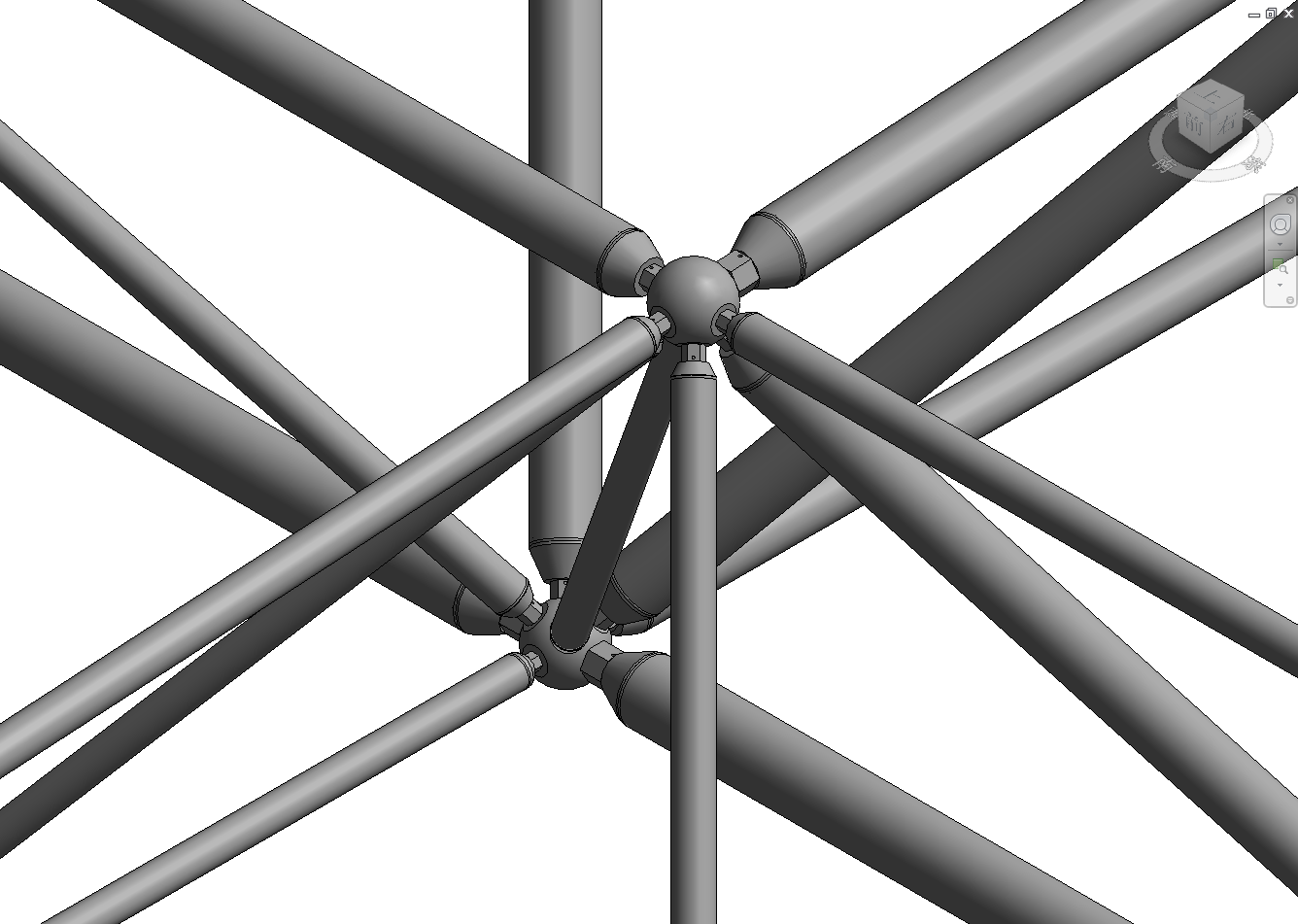 如何利用revit建立空间网架模型