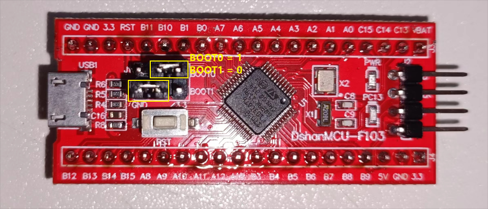 最小系统板STM32F103C8T6烧录程序 - 知乎