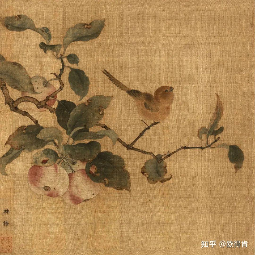 中国花鸟画技法——折枝 - 知乎