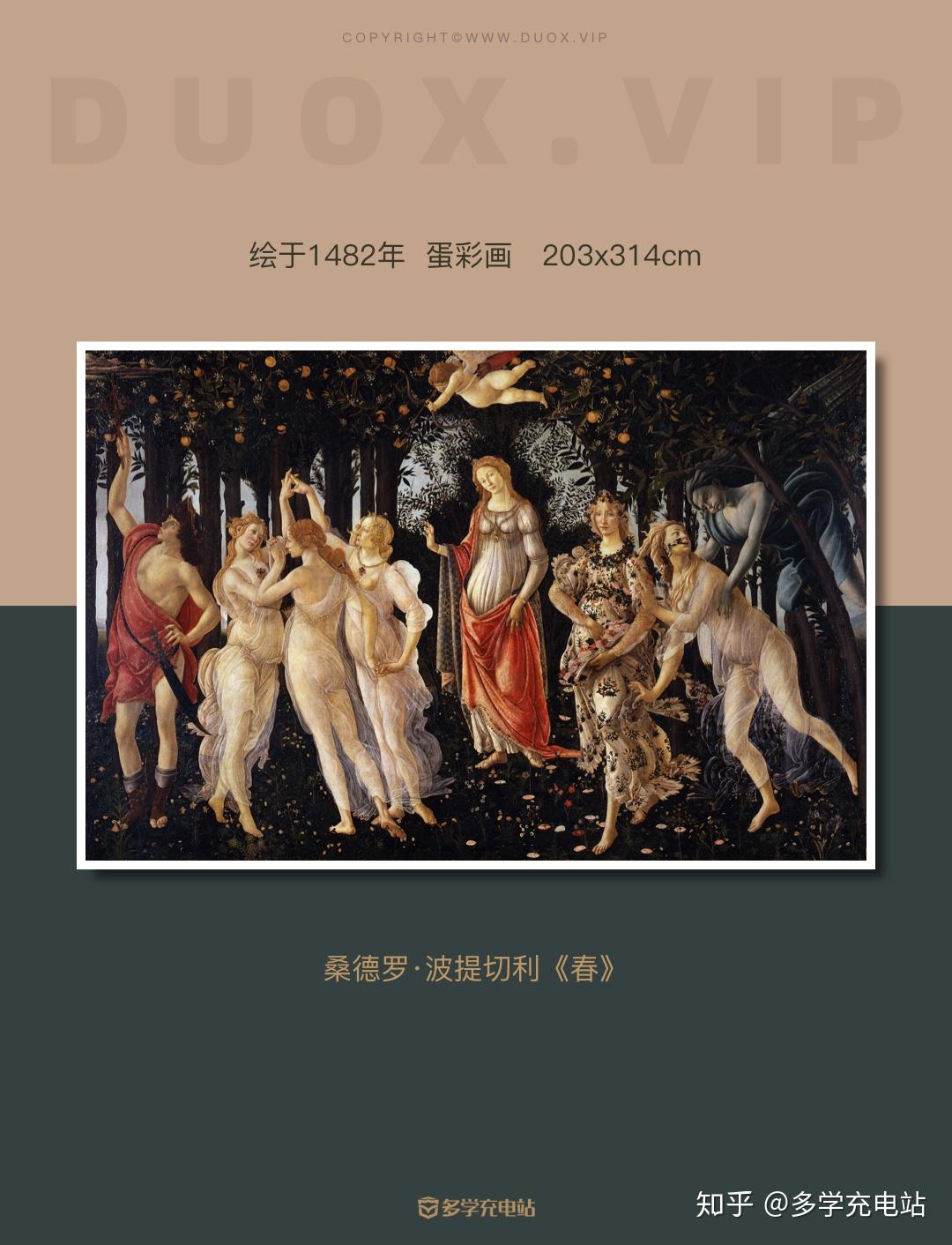 名画《春》1482年 波提切利 赏析(内含超高清大图下载)