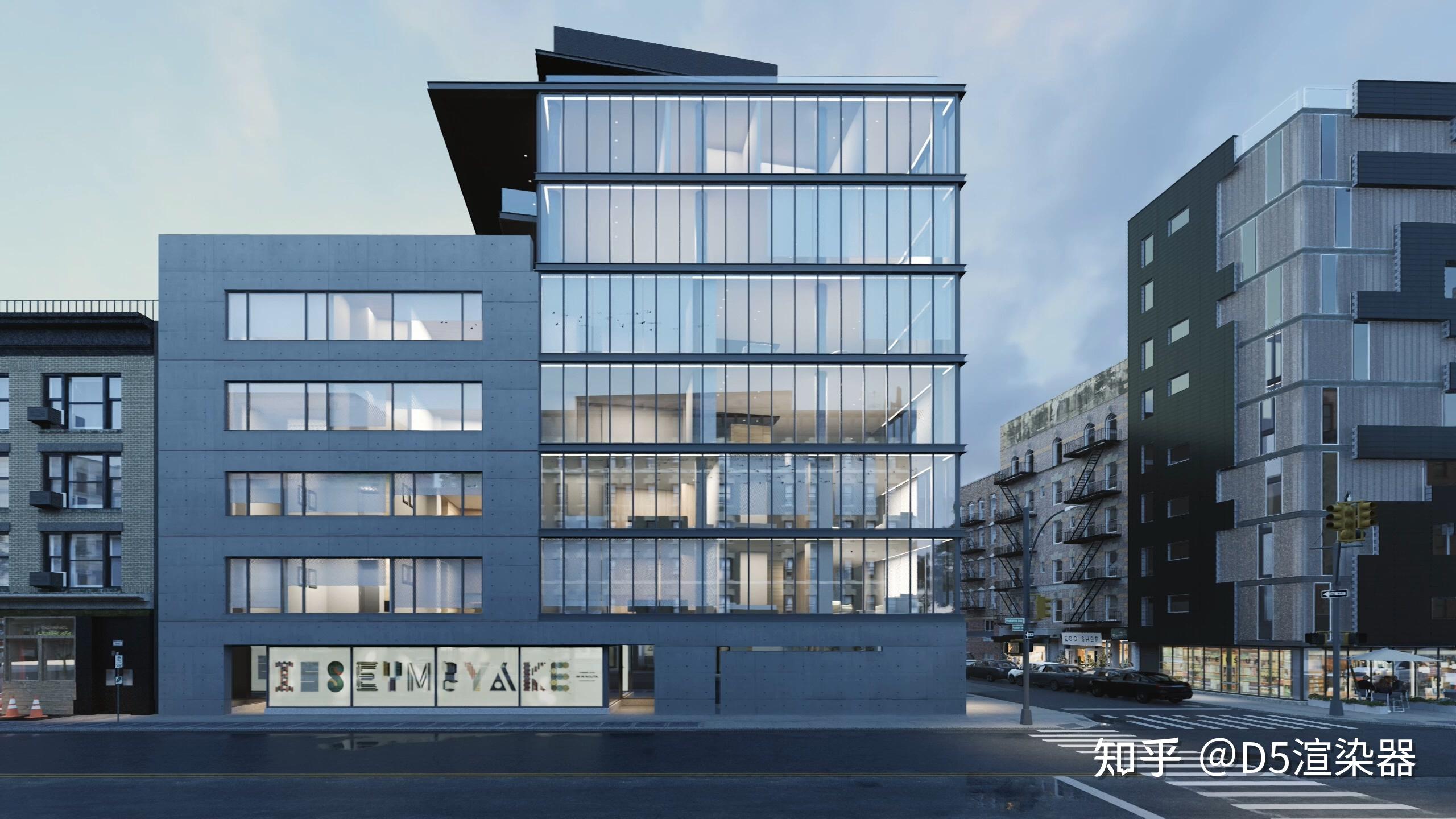 安藤忠雄作品纽约清水混凝土豪宅d5渲染挑战赛特等奖专访