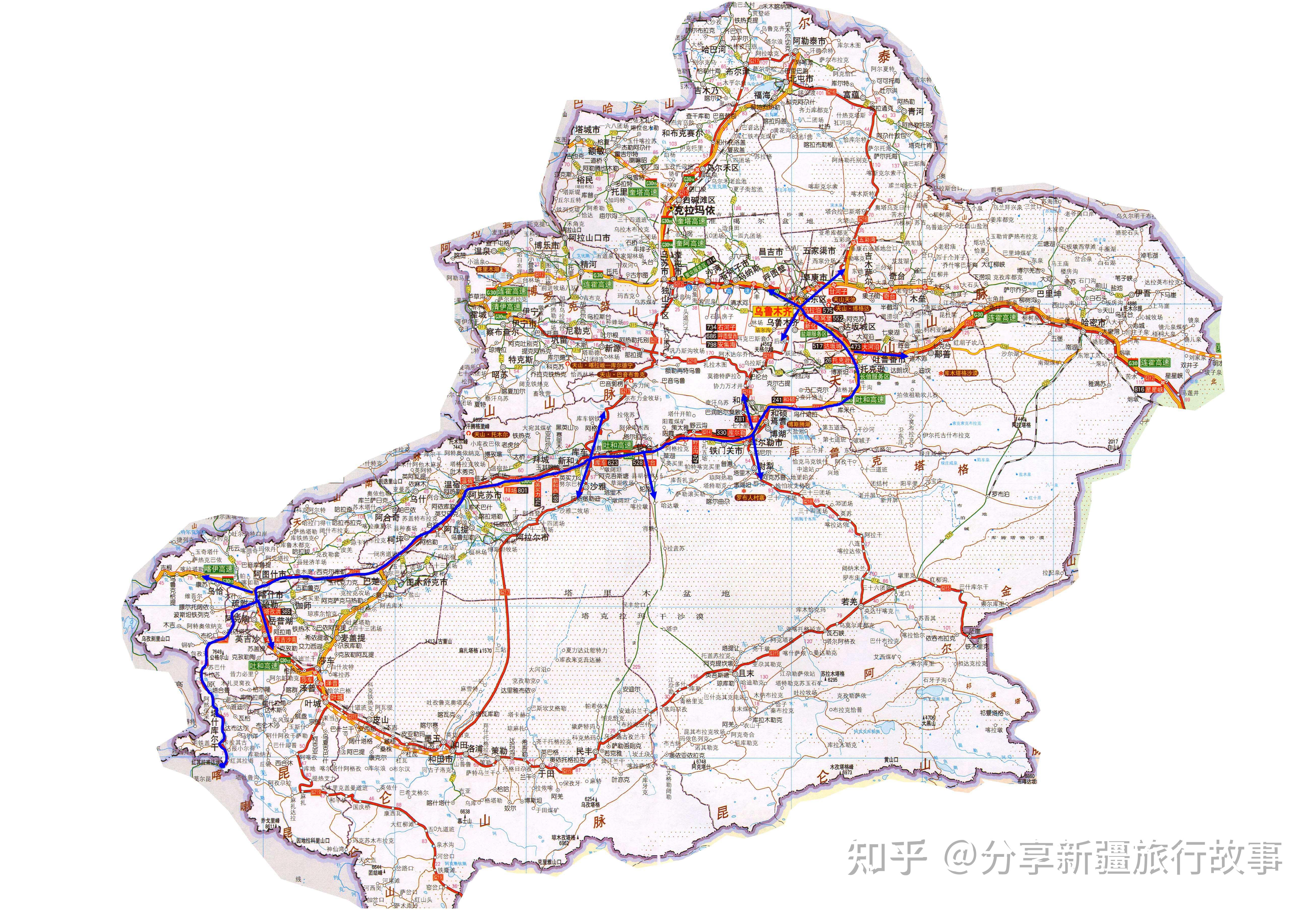 103国道全程线路图图片