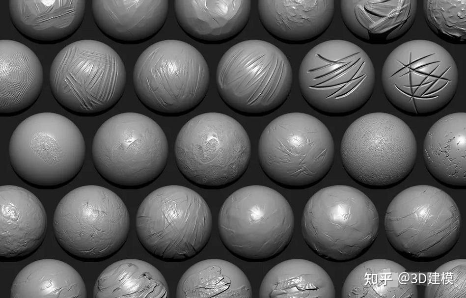 30款超酷zbrush油泥笔刷分享