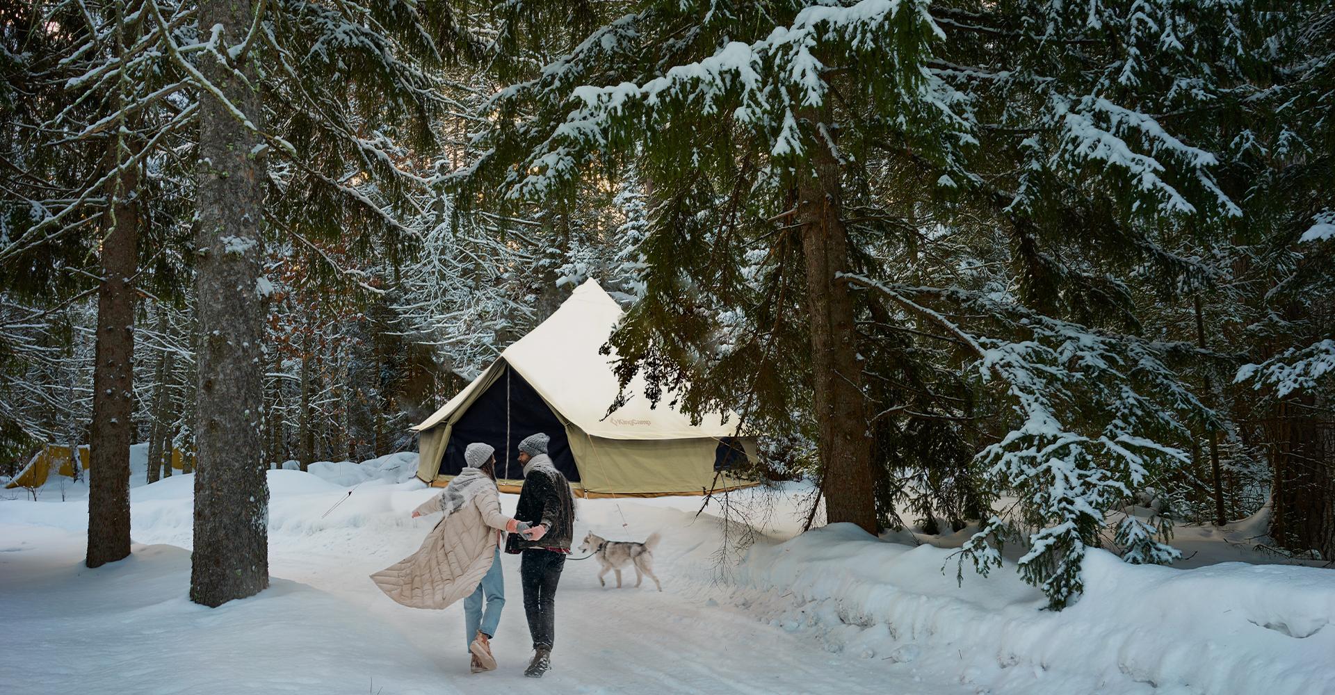 冬季露营,搭建帐篷技巧