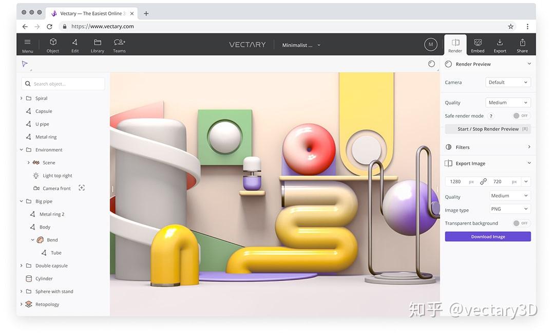 VECTARY 3.0新功能使用小结 - 知乎