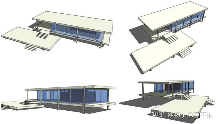 范斯沃斯住宅透视图图片